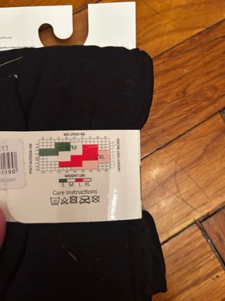 Collant 80 Denari YTLI Neri Taglia L/XL