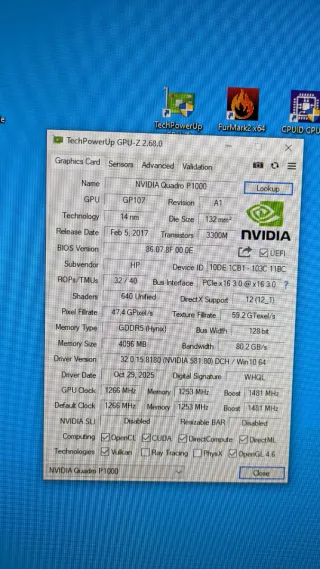 Tarjeta Gráfica NVIDIA Quadro P1000