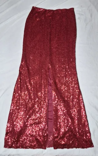 Conjunto rojo lentejuelas