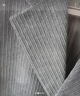 Blazer de pana negro hombre, perfecto