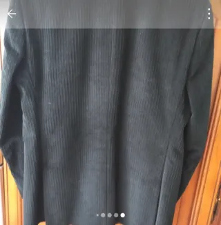 Blazer de pana negro hombre, perfecto