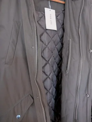 Abrigo Pier One verde oliva