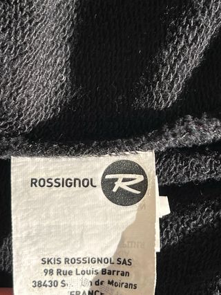 Sudadera esquí Rossignol negra y verde