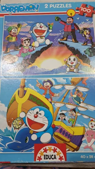 Puzzle Doraemon 2 Puzzles 100 Piezas
