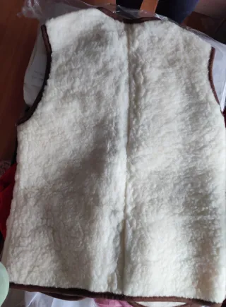 Kit Lana Virgen: Chaleco, Lumbar y Rulo