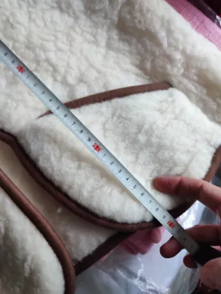 Kit Lana Virgen: Chaleco, Lumbar y Rulo