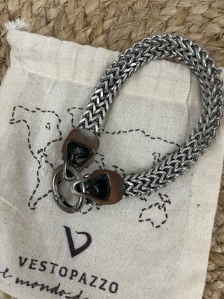 Pulsera Acero Calaveras Usada