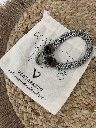 Pulsera Acero Calaveras Usada
