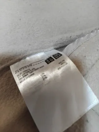 Chaquetón mujer color camel tallaL/XL.