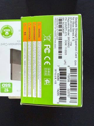 Tarjeta Expansión Seagate para Xbox Series X|S