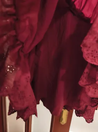 Vestido burdeos L nuevo sin estrenar