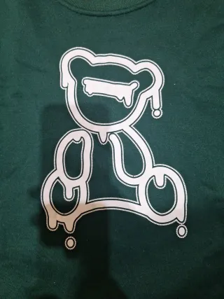 Sudadera verde oso SHEIN Talla L