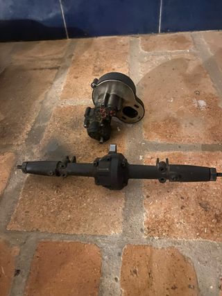 Eje trasero y tranny crawler RC