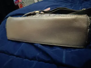 Bolso bandolera plateado mujer uso 1 vez