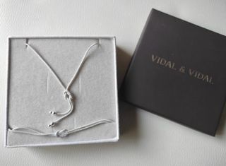 Conjunto Vidal & Vidal Colgante y Pulsera Plata