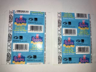 Sobres Cromos Peppa Pig Primera Colección