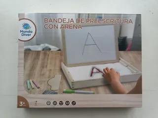 Bandeja de escritura con arena NUEVO CON ETIQUETA