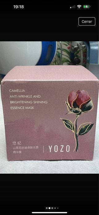 Mascarilla Facial Camellia YOZO