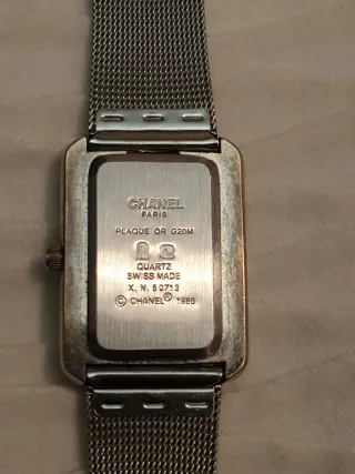 Orologio Chanel Donna Argento Quadrante Nero