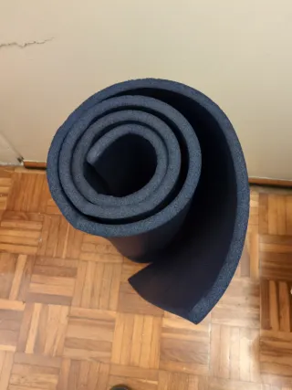 Esterilla de yoga azul