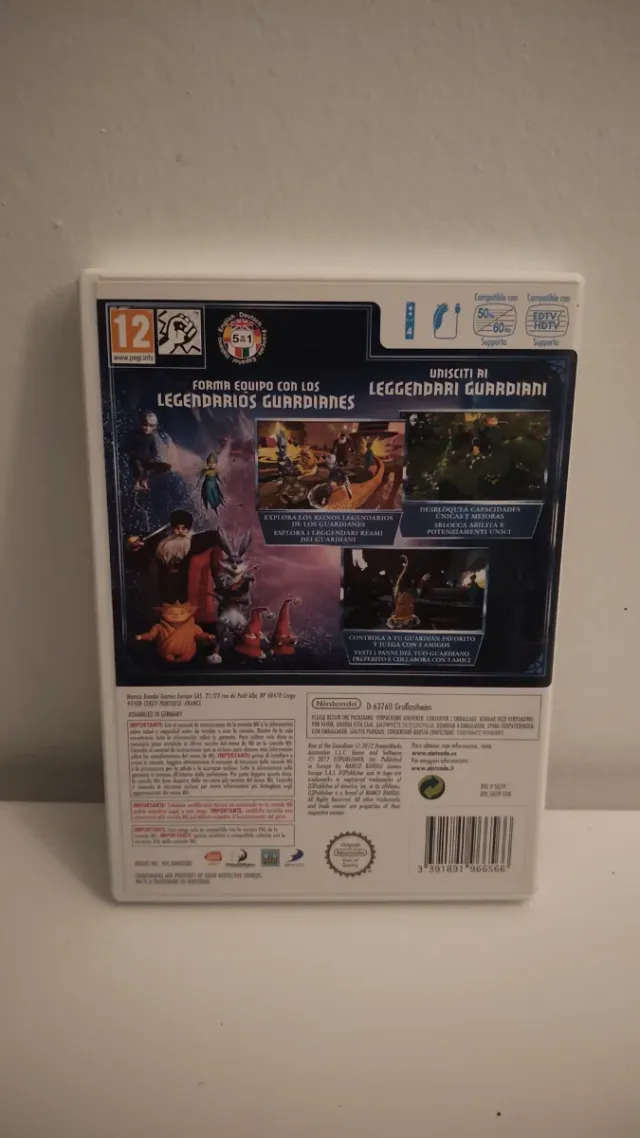 Juego Wii Rise of the Guardians