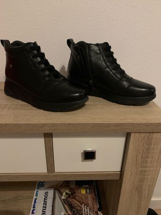 Botines piel Flexpies negros