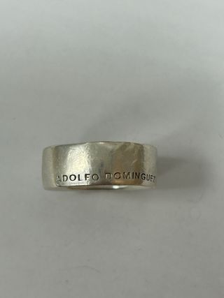 Anillo Adolfo Domínguez Plata de Ley Grande