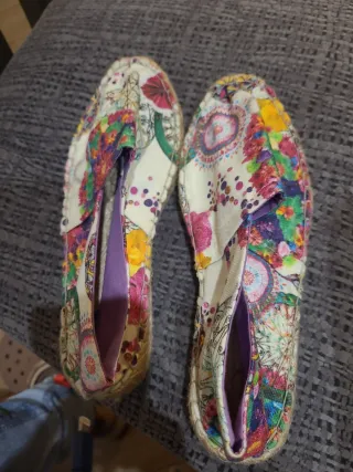 Zapatillas Esparto Artesanales Multicolor T.36/37