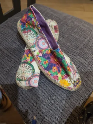 Zapatillas Esparto Artesanales Multicolor T.36/37
