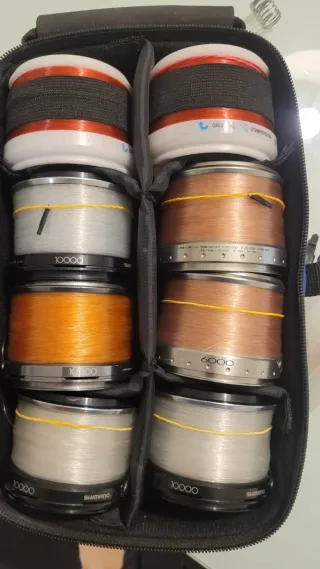 8 Bobinas Shimano Aerotecnium XSC