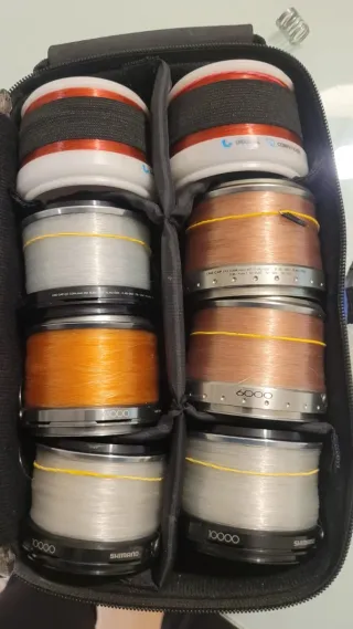 8 Bobinas Shimano Aerotecnium XSC