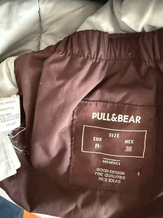 Chaqueta Pull & Bear marrón talla M