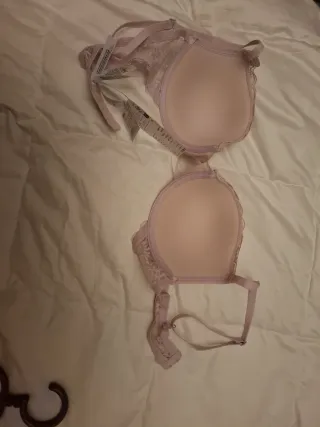 Sujetador rosa encaje talla 95B