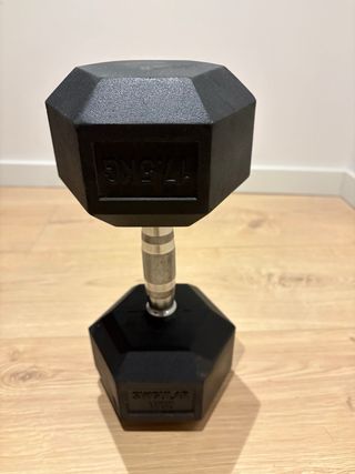 Mancuerna Hexagonal Singular Wod 17.5kg