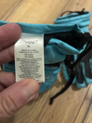 Guantes de esquí Spyder Azules SX