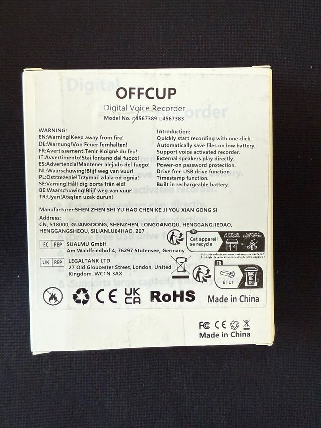 Registratore vocale digitale