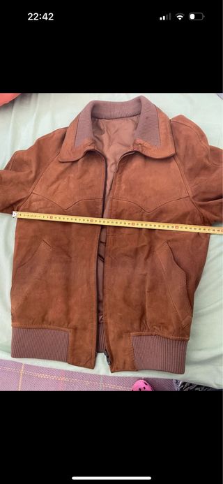 Cazadora ante marrón T.46