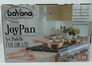 Set Padelle Tortora con Coperchi Vetro