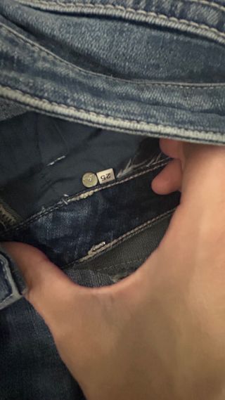 Guess Jeans azules talla 25 tiro bajo