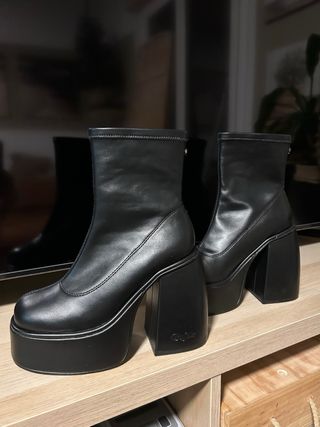 Botines Buffalo Heart Sock Bootie negros