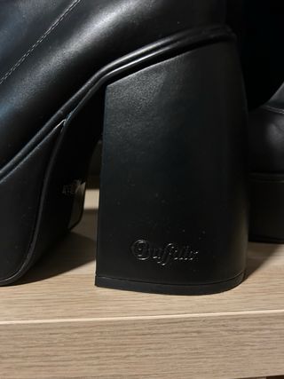 Botines Buffalo Heart Sock Bootie negros