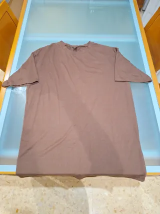 Camiseta Oversize Marrón Talla S