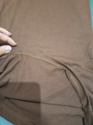 Camiseta Oversize Marrón Talla S