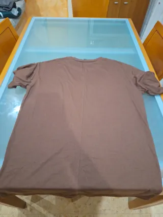 Camiseta Oversize Marrón Talla S