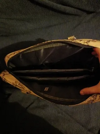 Bolso maletín Misako Beige Estampado nueva