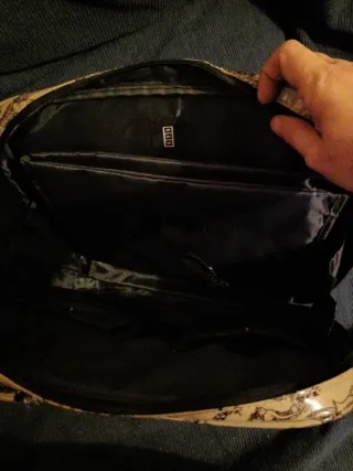 Bolso maletín Misako Beige Estampado nueva