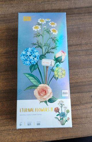 Bloque de construcción tipo Lego ramo flores 680p