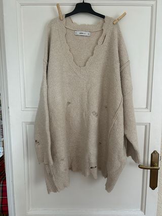 Jersey Zara especial colección desgastado