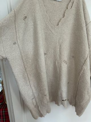 Jersey Zara especial colección desgastado