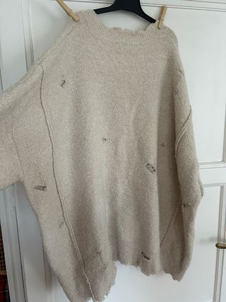 Jersey Zara especial colección desgastado